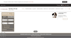 Desktop Screenshot of hotelvivar.com
